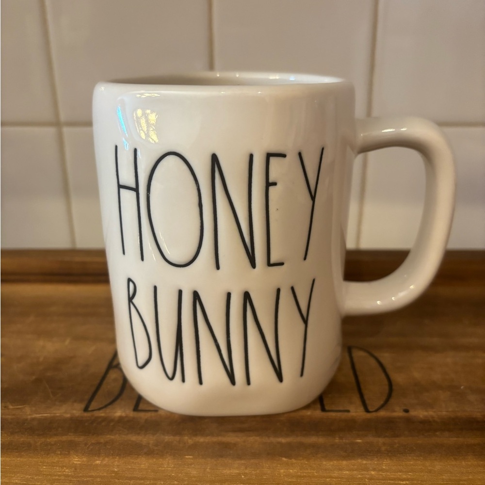 Rae Dunn White 'Honey Bunny' Mug